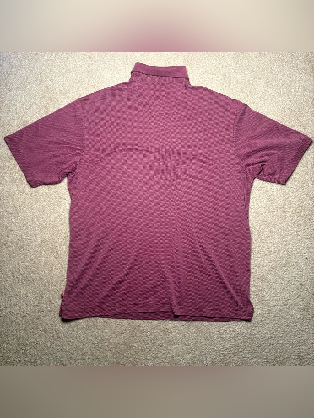 Tommy Bahama Men's Large Polo in Burgundy Short Sleeve - Picture 10 of 10